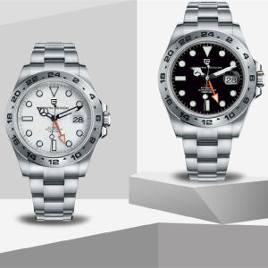 PAGANI DESIGN 2023 GMT Top Mens Watch Stainless Steel Automatic Mechanical Wristwatch Luxury Military Waterproof Clock