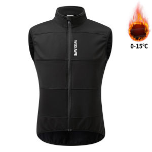 WOSAWE | WOSAWE Cycling Vest Winter Windproof Thermal Sleeveless Jacket Lightweight MTB Bicycle Warm Vest Outdoor Sports Cycling Gilet