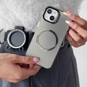 For  Clip Mount Magnetic Belt Clip Holder Backpack Mobile Phone Holder Metal Hook Spring Rope For IPhone Accessories