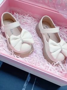 PHOM RỘNG Giày Búp Bê Cho Bé Gái 3 Tuổi Đến 10 TuổiGiày Công Chúa Đế Độn Nơ Fashion Phong Cách Hàn Quốc Hàng Quảng Châu Cao Cấp