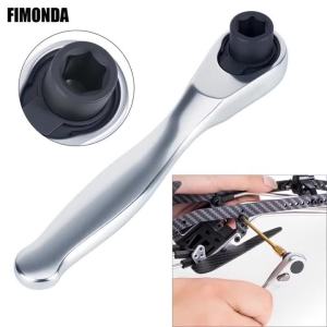 1Pcs 1/4" Mini Ratchet Handle Wrench with 72 Teeth Quick Release Screwdriver Bits Hand Tool Spanner Tools For RC Model Car