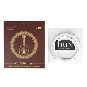IRIN | IRIN Oud Strings Set U-Series 10/11/12 Strings Turkey Oud Arab Lute Strings Nylon+Silver-Plated Copper Alloy Winding PU Coating