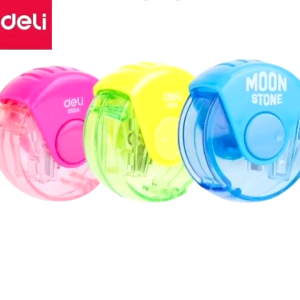 Set 3 gọt bút chì Deli 0554 / Chuốt chì Moon Stone E0554