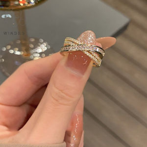 French Romantic Cross-Wound Ring | Windes High-End Design & Ladies' Style