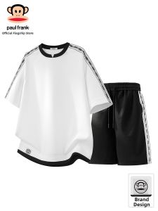 Paul Frank | Bộ Áo Quần Sọc Mỏng Tay Ngắn Form Rộng