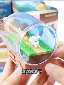Re-ment | Hot High Quality Re-ment Crayon Shin-chan Ecological Bottle Series 2 Blind Box Naughty Daily Life Model Set Box Miniature Scene