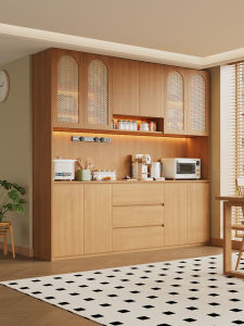 Oak Sideboard Cabinet for Living Room Oak Color