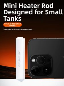 CHONGXIAOSHUAI | Temperature Control Portable Safety Energy-Saving Low Water Level Mini Aquarium Heater