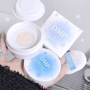 ✪Ice Flower Soft Mist Makeup Powder Women#39s Long-lasting Waterproof Sweat-proof Purple Transparent White Brightening Oil Control genuine goods✷