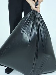 ถุงขยะแบบหนา ถุงขยะดำราคาถูก ถุงขยะหนา 1ห่อ/1กก เกรด A หนาเหนียว ได้จำนวนเยอะ รับน้ำหนักได้ดี กันน้ำและรั่วซึม ถุงดำราคาถูก