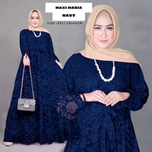 MARIMARSHA / GAMIS BRUKAT / BAJU LEBARAN / PAKAIAN WANITA / GAUN PESTA / KEBAYA / JUMBO SIZE