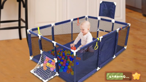 TIDEBUY Baby Playpen Foam Toddler Crawl Playpen For Baby With Free Balls And Mat Queen Size Use Area Durable
