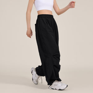 Maxrun Womens Loose Straight Leg Running Sports Pants Fitness Casual Long Trousers Quick Dry Workwear Breathable Sportswear