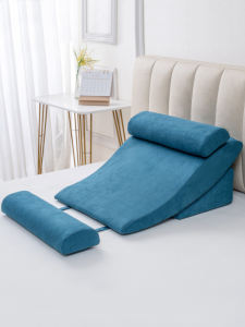 Adjustable Slope Mattress Backrest Care Gastroesophageal Reflux Prevention Elderly Patient Care Triangle Pillow Sponge Filling