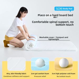 Student Dormitory Memory Foam Portable Moisture Proof Thin Mattress