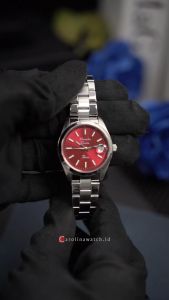 Jam Tangan Wanita Alexandre Christie Passion AC 2B54 LDBSSRE Red Dial Silver Stainless Steel Strap