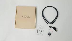 Tai Nghe Bluetooth Đeo Cổ Có Thể Thu Vào Tai Nghe Âm Thanh Nổi Không Dây Có Chức Năng Khử Tiếng Ồn IPX5 22H Thời Gian Chơi Cách Ly Âm Thanh Động