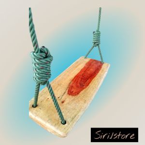 ชิงช้าไม้ นั่งเล่น ไม้ประดู่ลายไม้ธรรมชาติ แข็งแรง ทนทาน สวยงาม สไตล์ธรรมชาติ