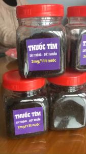 Thuốc tím dùng sát khuẩnkhử trùng cho cá cảnhnước bể cá hồ cá koi hộp 100gram