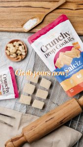 Casa Grata - Salciz Kukis ( Gluten Free Vegan Kastengel Crunchy Drop Cookies )