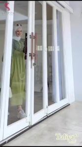 PROMO MIDI DRESS WANITA TALIYA BAHAN RAYON MODEL MOTIF TERBARU MIDI DRES LEBARAN MUSLIMAH