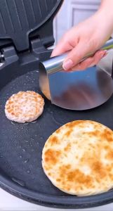 Stainless Steel Non-stick Burger Press Hamburger Patty Maker Kitchen Manual Mold