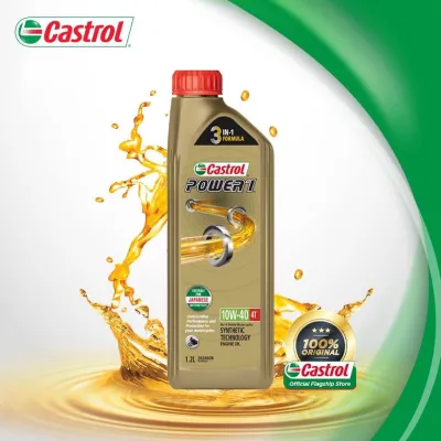 [100% ORIGINAL] [1.2L] CASTROL POWER 1 10w40 4T SYNTHETIC RS150 RS150R Y15ZR LC135 Y16ZR VF3i