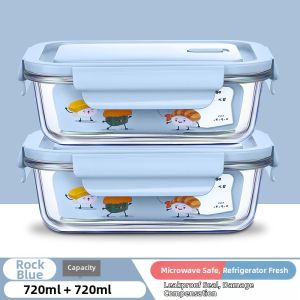 Microwave-safe Partitioned Bento Box