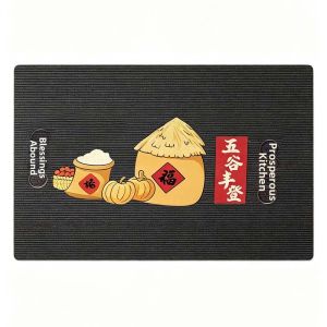 ovzf | Slip-Resistant Oil-Repellent Easy-Clean Non-Washable Dirt-Resistant Water-Absorbing Kitchen Rug