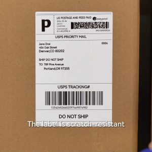 NIIMBOT B3S/B31/B4 White Label Sticker With A Large Size Ideal for Shipping Waybill and Listing Ingredients Waterproof Oil Proof Thermal Label Paper