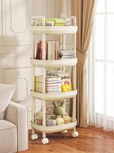 Multi-level Movable Storage Shelf for Home Use