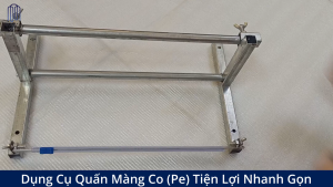 [Giá VAT] Dụng Cụ Quấn Pe 50cm kèm Dao Cắt Để Bàn Bắt Tường Cầm Tay Màn Bọc Dùng Quắn Be Đồ Đóng Gói Hàng Màng Co Vat
