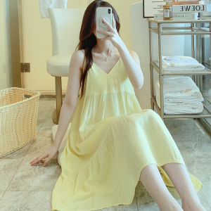 Summer Lightweight Cotton Silk Nightgown Plus Size