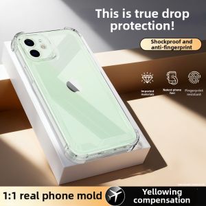 imobile | Protective Clear Silicone Case for iPhone12/iPhone12ProMax/iPhone12mini