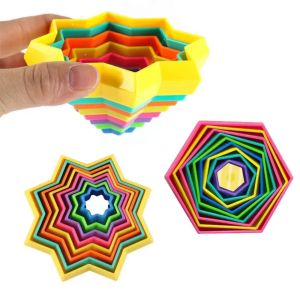 3D Spiral Illusion Magic Star Fidget Stress Relief For Anxiety Autism Sensory Toys Adults Children Juguetes Antiestrés Novedosos