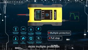 รถยนต์ Pulse Repair Charger 12V 6A 6-120Ah /24V 3A - HEYI TAI NEWEST2024-FOXSUR