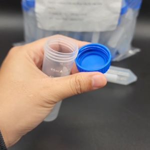 Centrifuge Tube 50 ml Conical หลอดใส่เมล็ดกาแฟ หลอดปั่นเหวี่ยงตกตะกอน 50 มล แบบก้นแหลม ฝาเรียบ