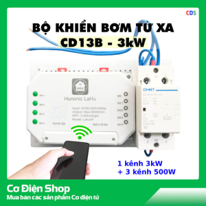 Bộ Điều Khiển Bơm Từ Xa Bằng Điện Thoại CD13B – 1 Kênh 3kW + 3 kênh 500W – Cơ Điện Shop