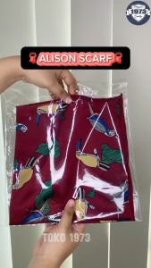 ALISON 50x50cm Korean syal scarf leher scarf tas neck scarf