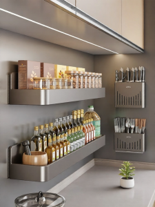 Auzzo | Magnetic Drill-Free Wall-Mounted Shelf