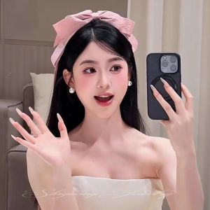 Pink Butterfly Knot Hair Accessories Princess Top Clip Elegant New Year Hair Pins Fresh out Fashionable Princess Hair Clips