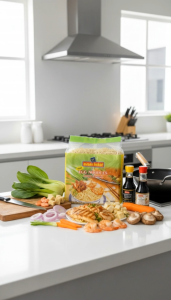 Susan Baker Egg Noodles 250g/1kg–Dry Noodles for Stir-Fry Soup Pancit & Everyday Filipino Recipes