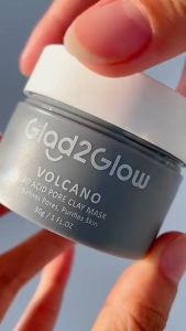 Seri Masker Clay Glad2glow 30gr | Masker Volcano & Mugwort | Pembersihan Poripori Dalam
