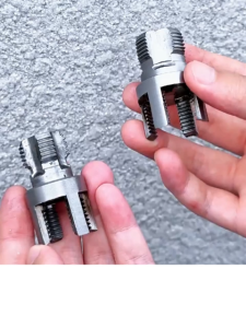 Mũi Tạo Ren Ống PPR D20 D25 Gắn Máy Khoan Tạo Ren Trong Ngoài 2 Trong 1 Thép Nguyên Khối CNC Tạo Ren Nhanh Chuẩn - 855