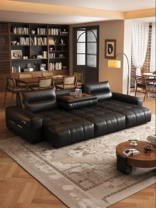 LFF | Electric Smart Voice Adjustable Leather Sofa Bed