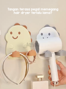 Angola Hair Dryer Holder D36 Gantungan Hair Dryer Pengering Rambut Tempel Dinding