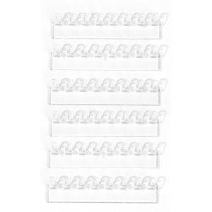 3/6/12/18pcs Necklace Storage Rack Behind Mirror Cabinet Door Anti-Tangle Jewelry Display Rack Suitable For Men And Women.