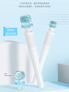 Three-In-One Micro Needle Roller Home Use Minon Hair Growth Eye Stamp Stamp Six-In-One Skin Care Device Anti-Aging Hydrating