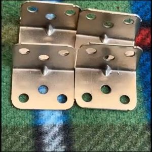 Stainless Steel Corner Brace Shelf Support Silver Heavy Duty Joint Right Angle Bracket L Shape Hardware Tools