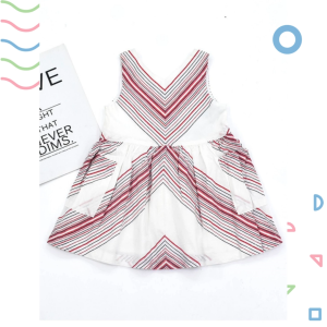 Váy bé gái mùa hè 0SHKOSH đầm chữ A bé gái cotton mềm mại 2 tuổi - 5 tuổi đầm xuất dư bé gái váy đầm trẻ em